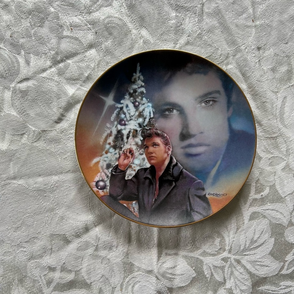 Elvis Decorative numbered Plate